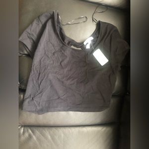 Forever 21 Ambiance Apparel Plus size black short sleeve top Size 1x women NWT!